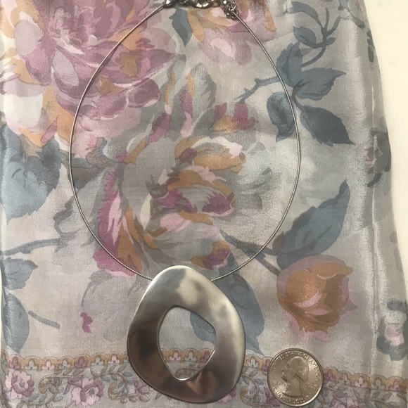 Silver Statement Necklace - Picture 5 of 6